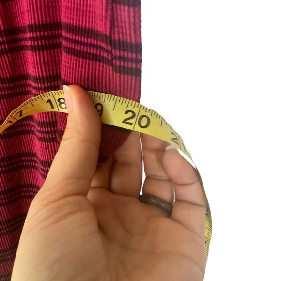 Sundance Red Black Stripe Thermal Knit Lounge Pants Medium - Picture 9 of 9